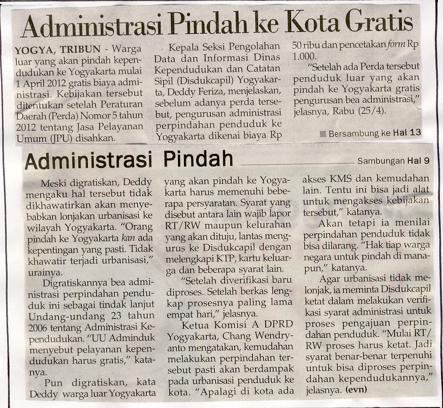 Kliping jogja terbaru